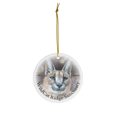 Finnigan Caracal - Porcelain Ornament