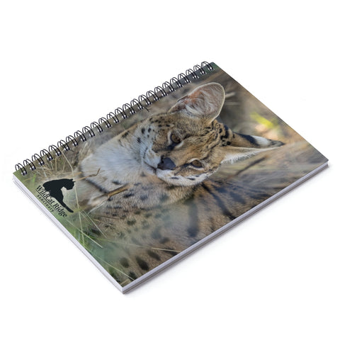 Safari Serval - Spiral Notebook