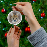 Cairo Serval - Porcelain Ornament