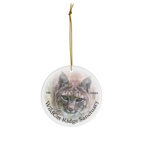 Howie Bobcat - Porcelain Ornament