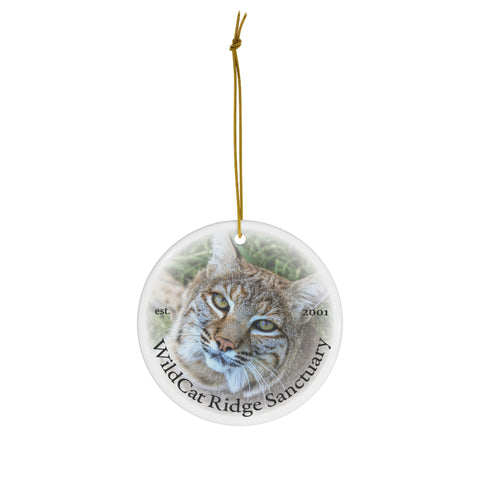 Howie Bobcat - Porcelain Ornament