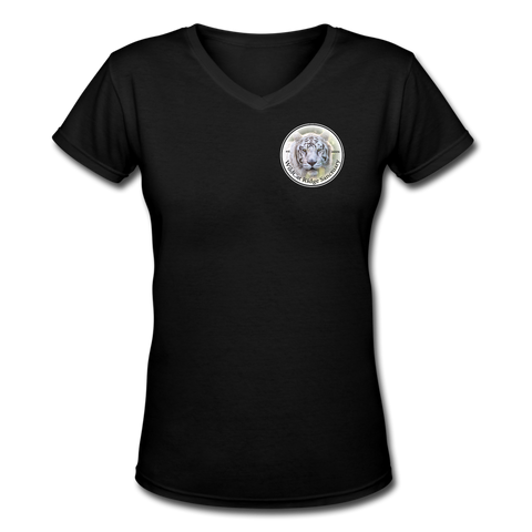 Nora - Women's V-Neck T-Shirt - black
